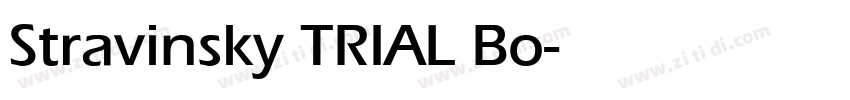 Stravinsky TRIAL Bo字体转换